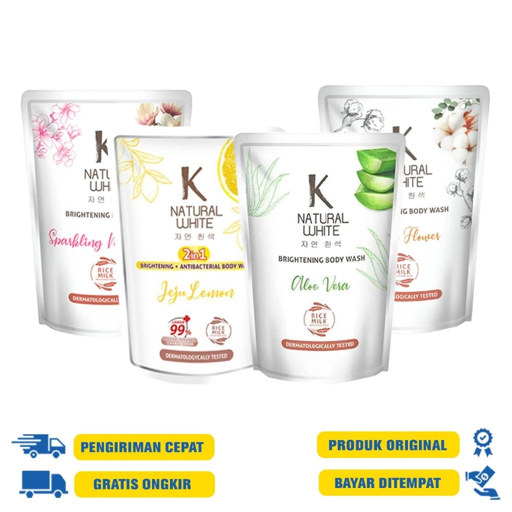 K Natural Body Wash 400 ML Pouch